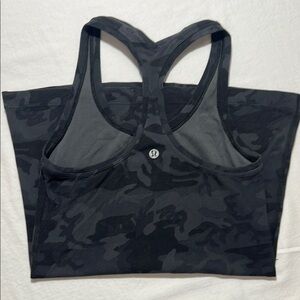 Lululemon Black Camo Razor Back Tank